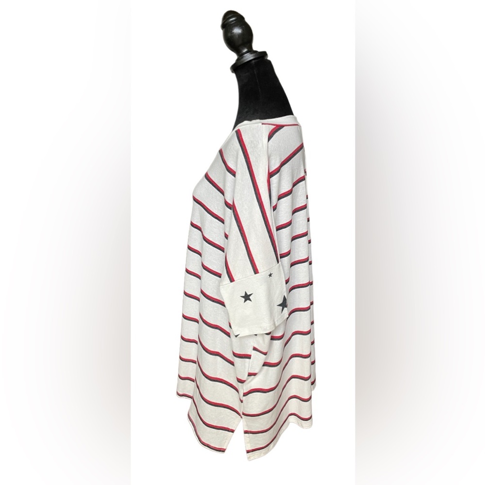 Rae Mode: Stars and Stripes Blouse - Oversized Medium
